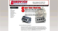 Desktop Screenshot of lukovichracing.com